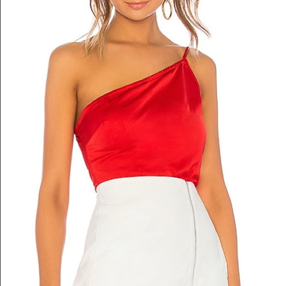 Superdown - One shoulder cami. Size S